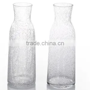 Unique Design Mouthblow Clear Glass Vase thumbnail-1