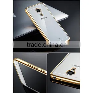 C&T Soft Flexible Ultra Thin Gel TPU Transparent Back Plating Bumper Case Cover for Meizu Pro 5 thumbnail-3