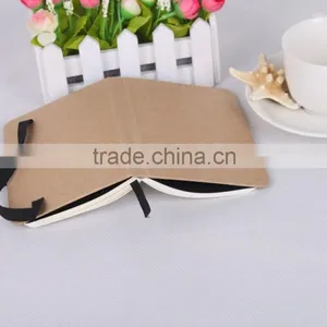 Custom Recylable Brown Kraft Paper Notebook Small Locked Diaries Wholesale thumbnail-5