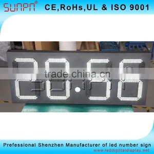 Australia 20 Inch 4 Digits Outdoor Led Clock /time/date /temperature Sign thumbnail-5