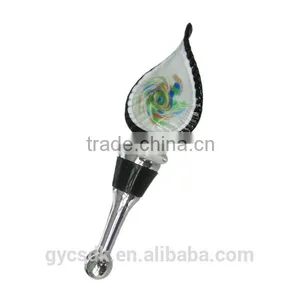 Tear Drop Shaped Murano Glass Hand Craft Wine Accessory thumbnail-4