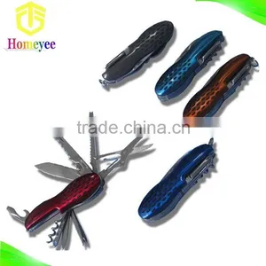 11pcs Peanut Shape Steel Handle Multi-function Pocket Knife Gift Knife thumbnail-1