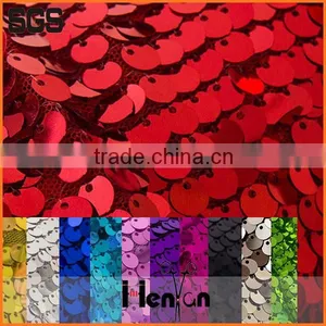 Wholesale Custom White Table Clothes Wedding Sequin thumbnail-4