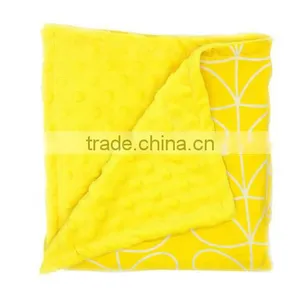 Wholesale Custom Cotton Minky Dot Blanket thumbnail-4