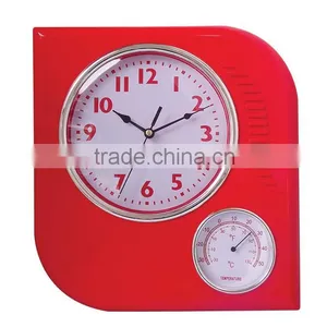 2014 YINGZI NEW CLOCKS Weather Station Plastic Wall Clock With Temperature YZ-8984A thumbnail-1