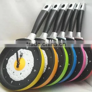 Creative Frying Egg Wall Clock/ Pan Shaped Wall Clock thumbnail-1