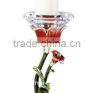 Hawaii Style Enamel Crystal Candle Stand Candle Sticker Holder Home Decoration thumbnail-1