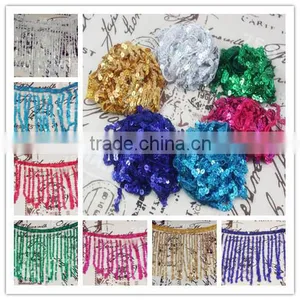 Fashion Sequin Fringe Trim thumbnail-1