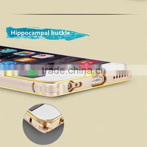 Ocase Luxury Simple For Iphone 5/5s/6/6s Aluminum Bumper Case With Hippocampal Buckle thumbnail-2