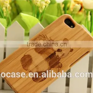 Cute Panda Bamboo Cell Phone Cover Right Open Case for Iphone5 thumbnail-1