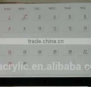Large Office Desk Calendar Acryl thumbnail-1
