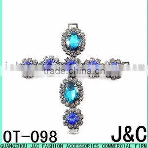 Blue Acrylic Stone Decorated Shoe Ornament/ Shoe Accessory/ Shoe Trim thumbnail-1