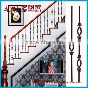 Ornamental Iron Stair Railings Supplies / Wrought Iron Work Handrails Supplies thumbnail-3