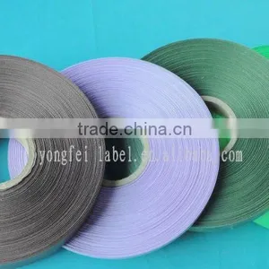 Color Coated Polyester Satin Ribbon Colthing Label thumbnail-1