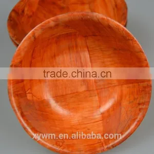 Round Woven Wooden Salad Bowl Set With 10 Sizes thumbnail-1