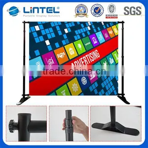 Stock Quantity Step and Repeat Adjustable Backdrop Telescopic Banner Stand thumbnail-1