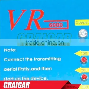 VR6000 , Long Range King 50m Ground Gold Diamond Metal Detector thumbnail-4