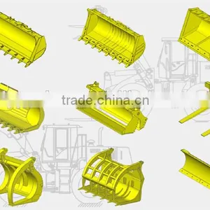 OEM Service SDLG/XCMG/SEM Wheel Loader Auxiliary Equipment , Snow Plow 940*3015mm For SDLG LG918 Wheel Loader thumbnail-6