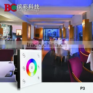 Bincolor P3 LED RGB Touch Dimmer Wall Mounted Single-zone Rgb Controller thumbnail-1