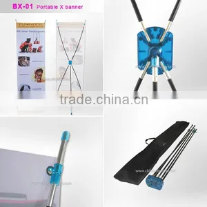 High Quality Advertising Indoor Display Portable X Banner Stand thumbnail-1