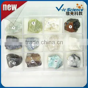 12 Kinds Mineral Specimen Collection thumbnail-1
