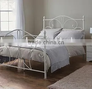 Soft Velvet Dove Bedstead thumbnail-4