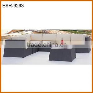 Garden Corner Sofa Group Resin Wicker thumbnail-1