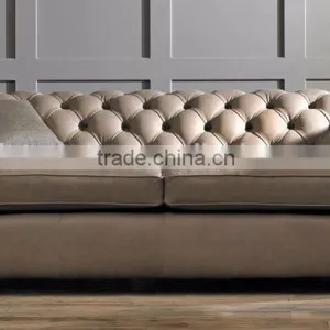 Classic Chesterfield Sofa pu Leather Sofa 2 Seater Sofa Wholesale thumbnail-1