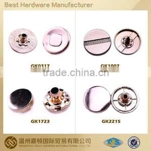 High Qualiy 15mm Metal Snap Button Caps t thumbnail-1