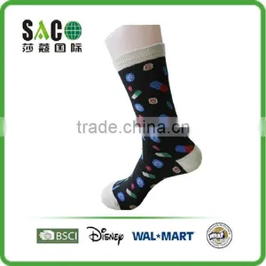Colourful Irregular Shape Jacquard Man Socks thumbnail-1