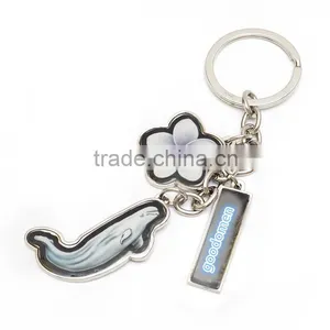 Promotion Custom Metal Animal Shaped Keychain/dolphin Shaped Keychain/ thumbnail-2