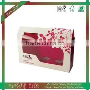 Foldable Paper Cosmetic Packaging Window Box thumbnail-1