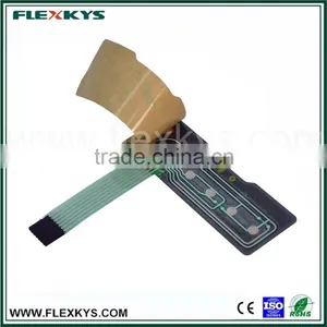 Embossing Key Non-tactile Feedback Poly Dome 2.54mm Female Connector Membrane Switch thumbnail-3