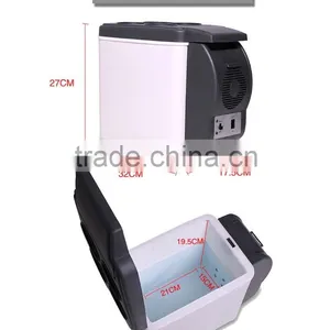 6 L Plastic Car Mini Refrigerator, Travel Drinking Cooler Box Portable Refrigerator With Shoulder Straps thumbnail-5