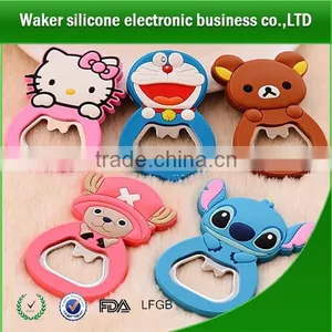 China Supplier Customs Design Silicone Beer Bottle Opener Wall Mounted Bottle Openers Key Bottle Opener thumbnail-4
