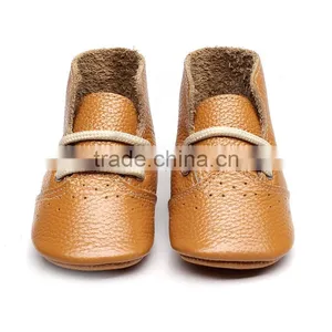 2017 New Designs Genuine Leather Usa Flag Baby Moccasins High Heel Baby Girl Shoes With Air Hole thumbnail-3