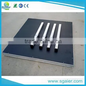 Aluminum Modular Portable Stage Simple Assemble With Square Legs thumbnail-5