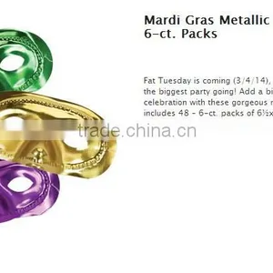 Mardi Gras Feather /feather Party Masks thumbnail-2