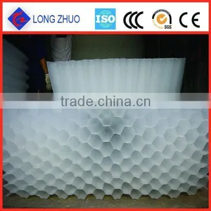 Intelligent Control Cooling Tower Fill Typesl/PVC Plastic Hexagon Honeycomb Packing thumbnail-1