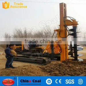 Solar Power Screw Ground Pile Hammer With Crawler thumbnail-6