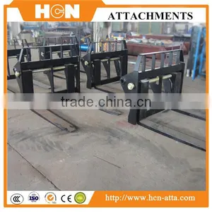 HCN Brand BM04 Series Skid Steer Loader Attachment Pallet Fork thumbnail-2