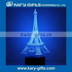 LED 3D Night Light Touch Switch Led Usb Lamp With Rechargeable Battery thumbnail-4
