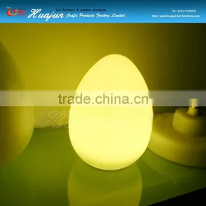IP68 Mini Decorative Multi Color Changing Modern Hotel Indoor Outdoor Deck Table Led Egg Shape thumbnail-1