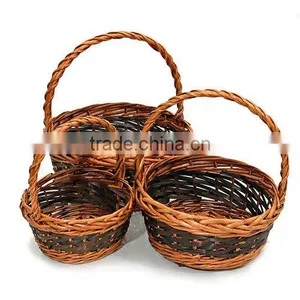 Wholesale Bulk Willow Wicker Flower Baskets thumbnail-1
