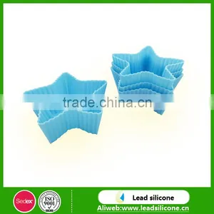 Factory Price Heatproot Silicone Muffin Cups Cake Molds thumbnail-1