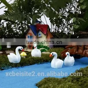 Cy309 Artificial Three-dimensional Whale DIY Resin Swan Crafts Garden Moss Micro View Decorations thumbnail-4