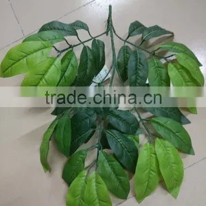 SJ070905 Artificial Longan Leaves for Longan Tree Making/artificial Tree Leave Craft thumbnail-1