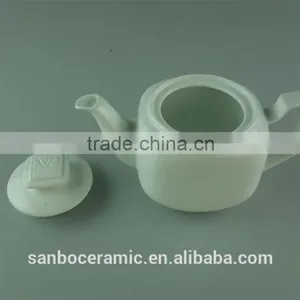 Wholesale Cheap Ceramic Teapot With Infuser, White Ceramic Tea Pot thumbnail-2