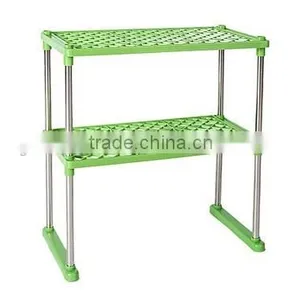 Mix Color Stock Layer 2 Steel Tub Multifunction Combined Storage Rack thumbnail-3