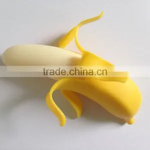 Factory Supply FDA /LFGB Approved Novelty Banana Wine Bottle Silicone Plugs thumbnail-1